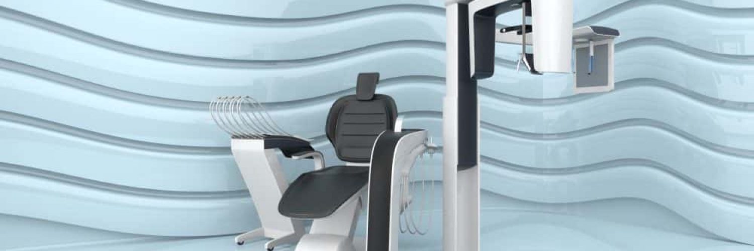 Dentist chair and radiograph