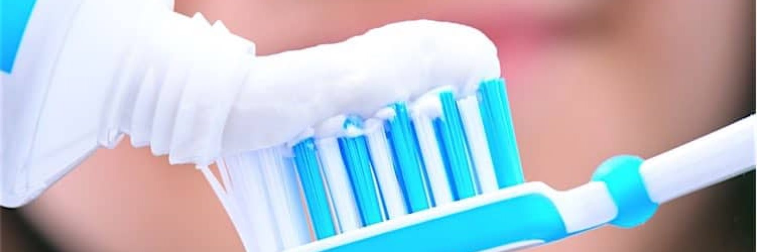 Toothpaste on Toothbrush
